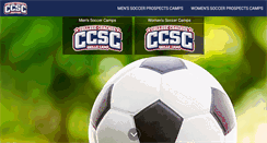 Desktop Screenshot of collegesoccerprospects.com